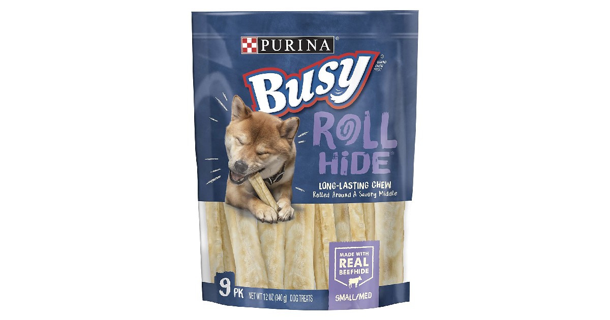 Purina Busy Real Beefhide Dog Chews on Amazon