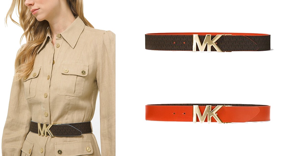 Michael Kors Reversible Logo Belt