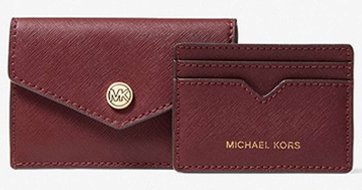 Michael Kors Leather 3-in-1 Card Case