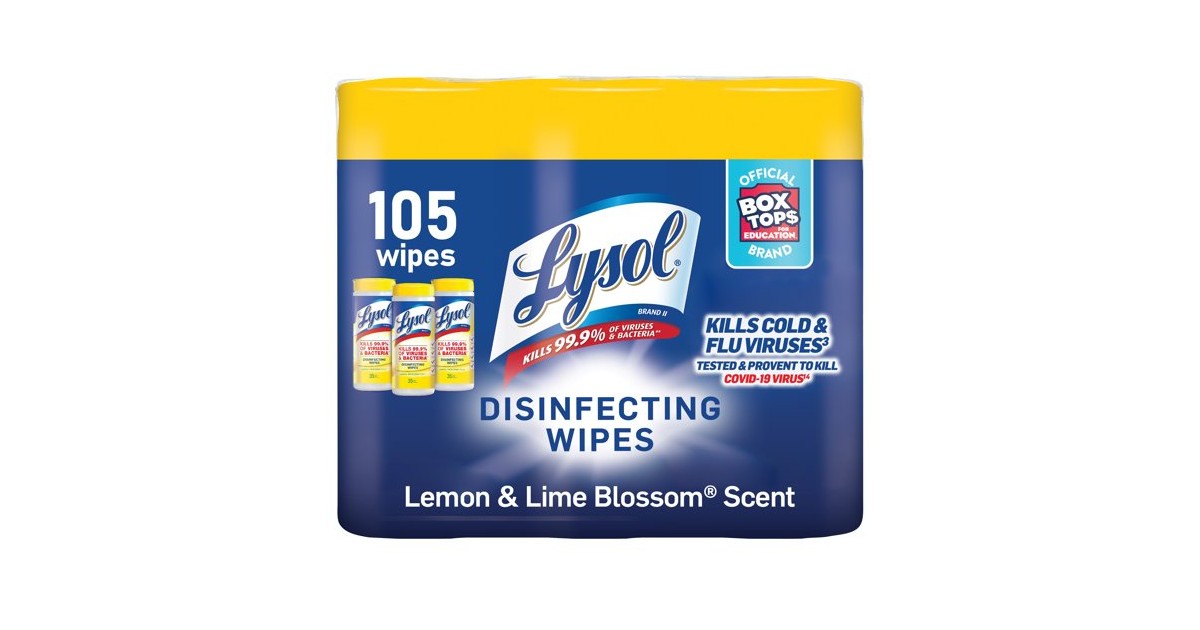 Lysol Wipes 3ct ONLY $6.47 Shipped (reg. $13) - Daily Deals &amp; Coupons