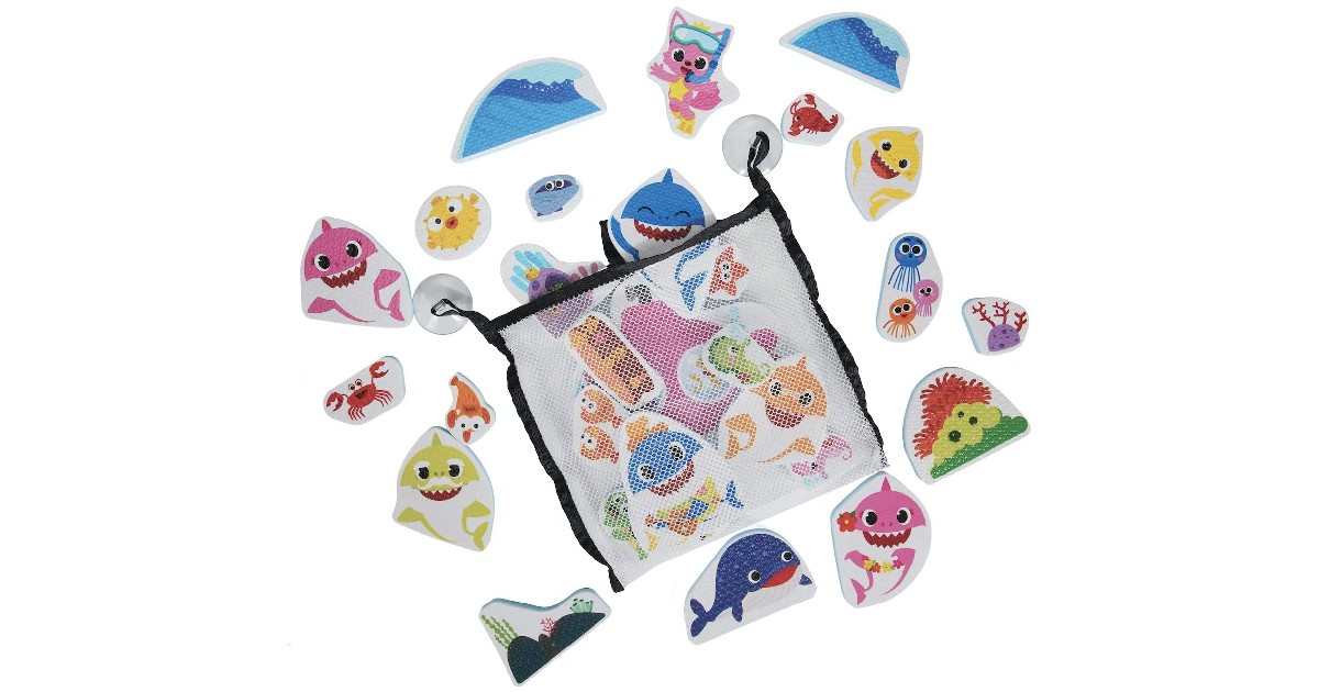 Baby Shark Official Bath Time Stickers on Amazon