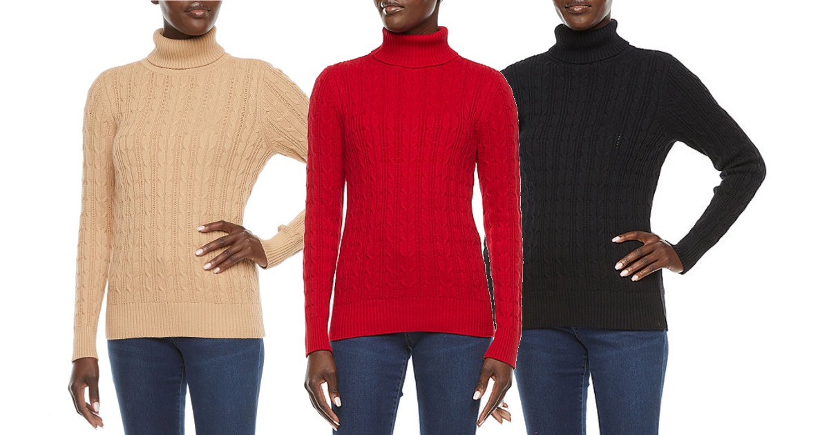 Women’s Turtleneck Long Sleeve Sweater