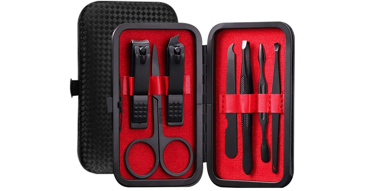 Stainless Steel Manicure Set 7-Pieces