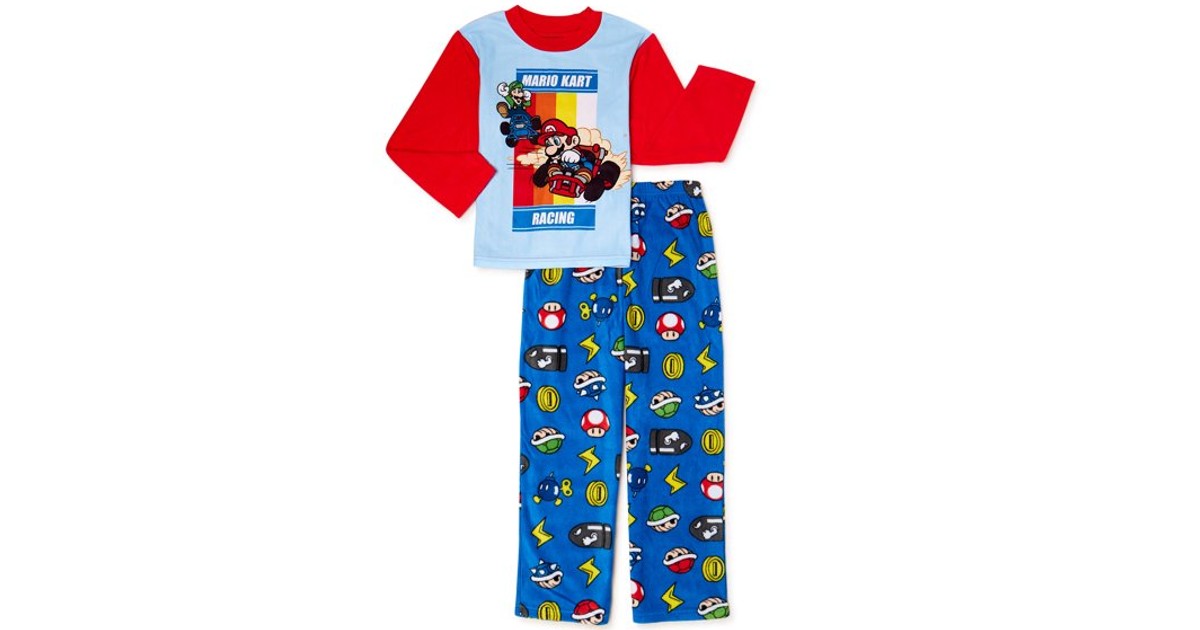 Nintendo Boys Fleece Pajama 2-Piece Set