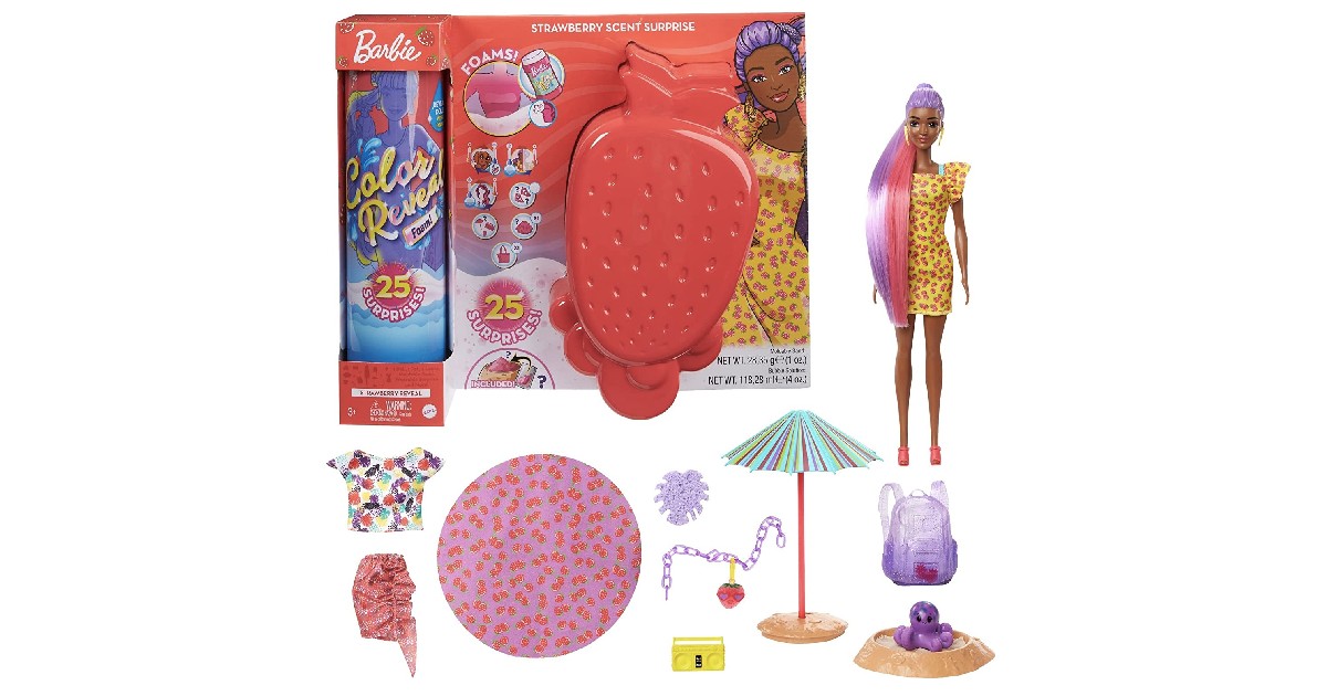 Barbie Color Reveal Foam ONLY $14.88 (Reg. $30)