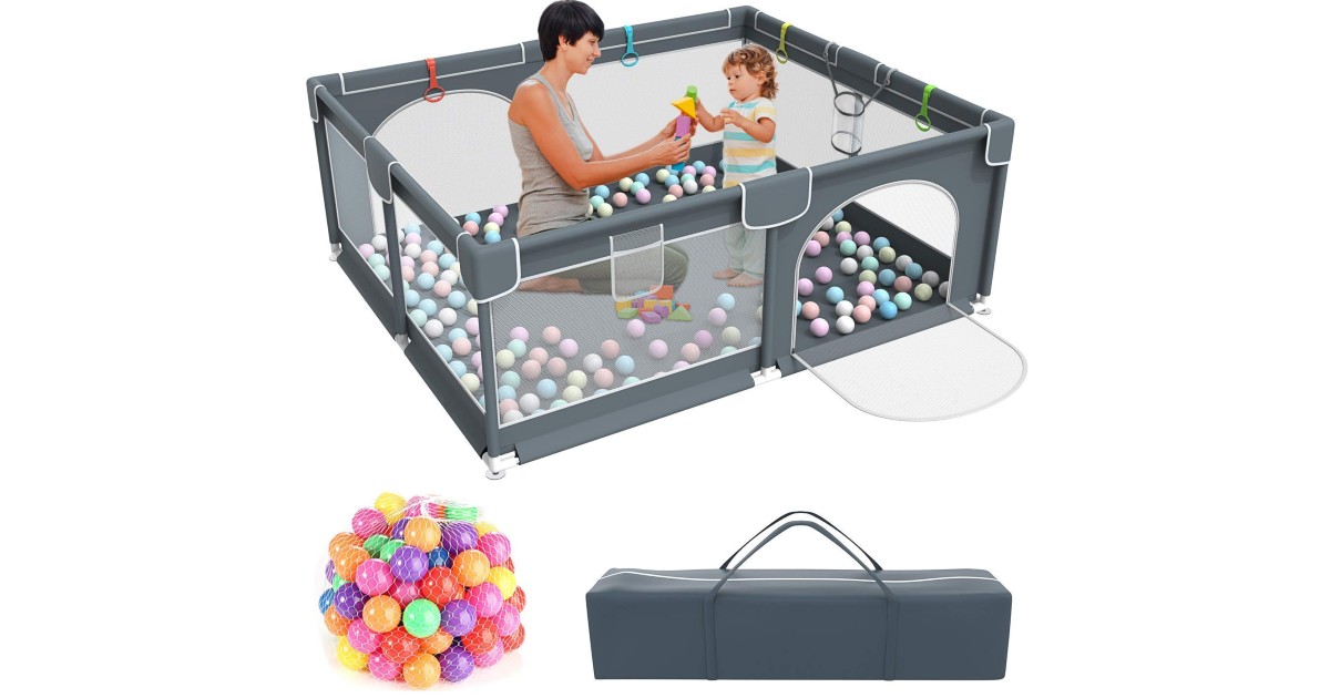 Extra Large Baby Playpen at Amazon