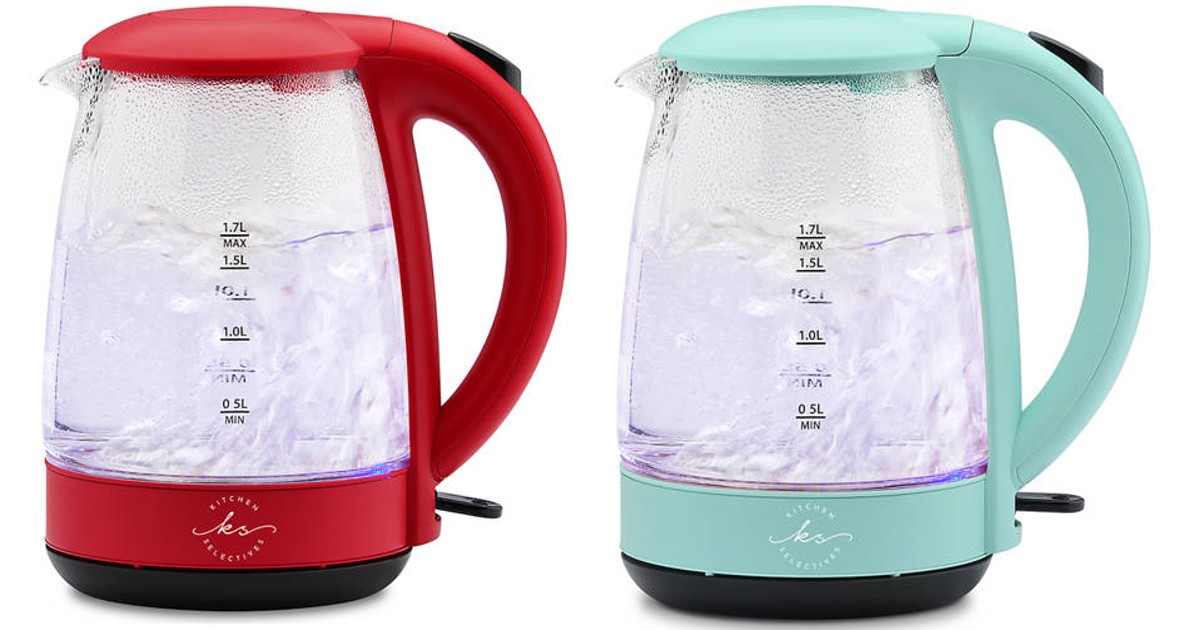 Kitchen Selectives Glass Kettle ONLY 24 (Reg 60) Daily Deals & Coupons
