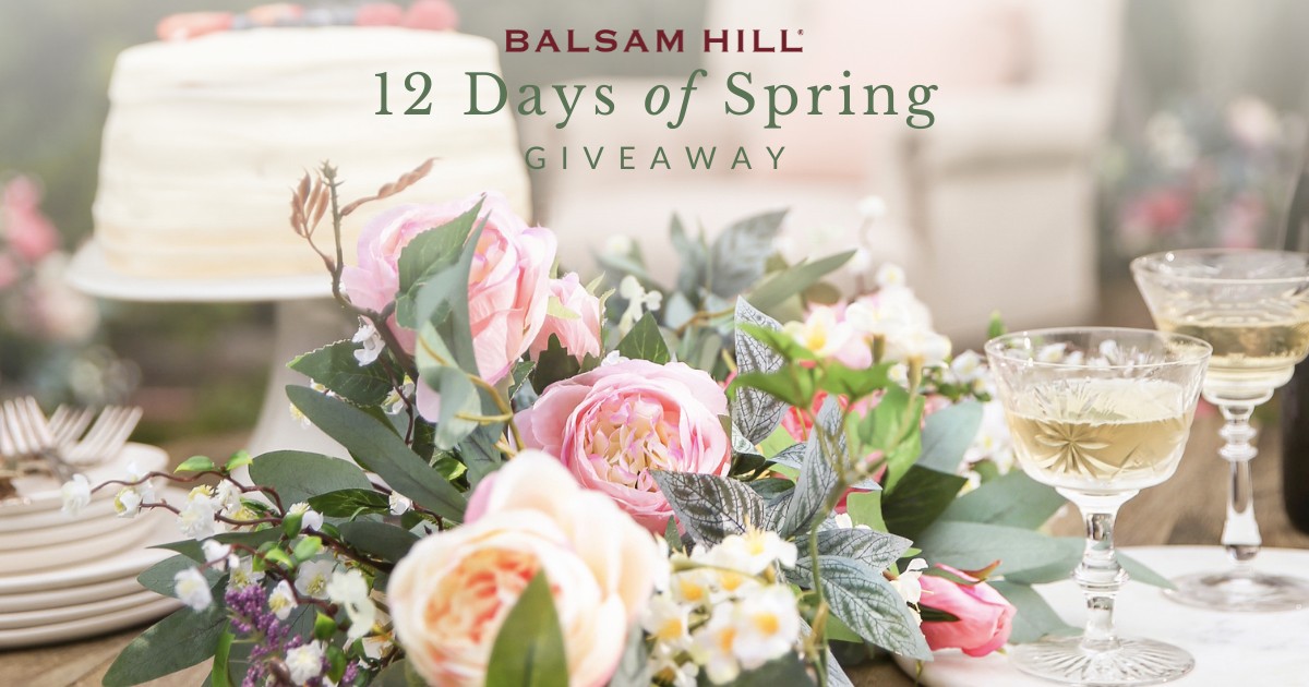Balsam Hill’s 12 Days of Spring Giveaway