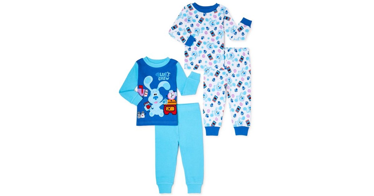 Blue's Clues Toddler 4-Piece Pajama Set 