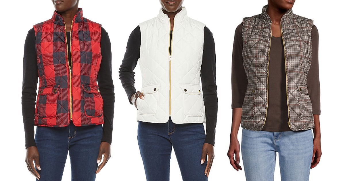 St. John’s Bay Quilted Vest at JCPenney