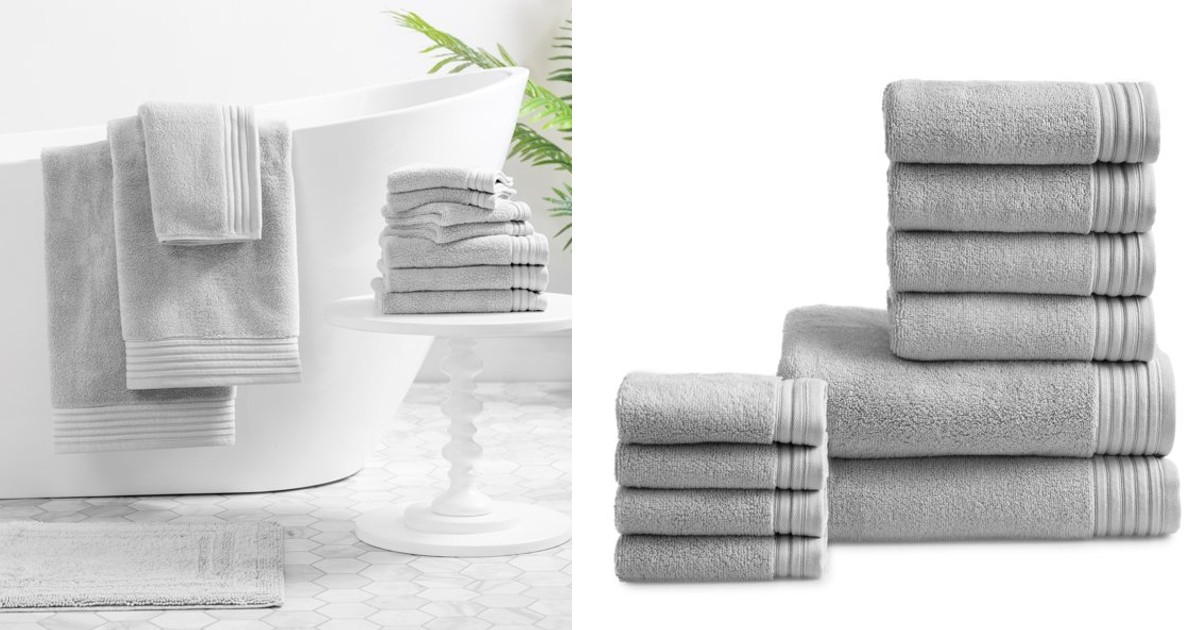 Hotel Quality Bath Towel 10pc Set ONLY $13 Shipped