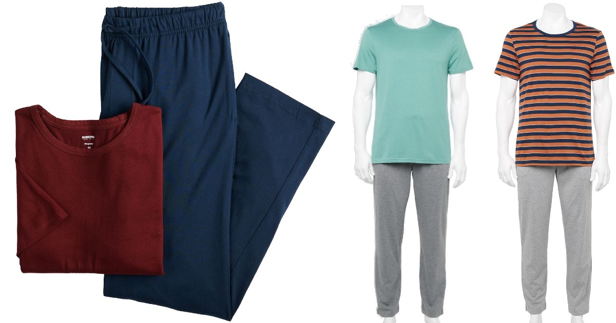 Sonoma Men’s Tee & Pants Pajama Set