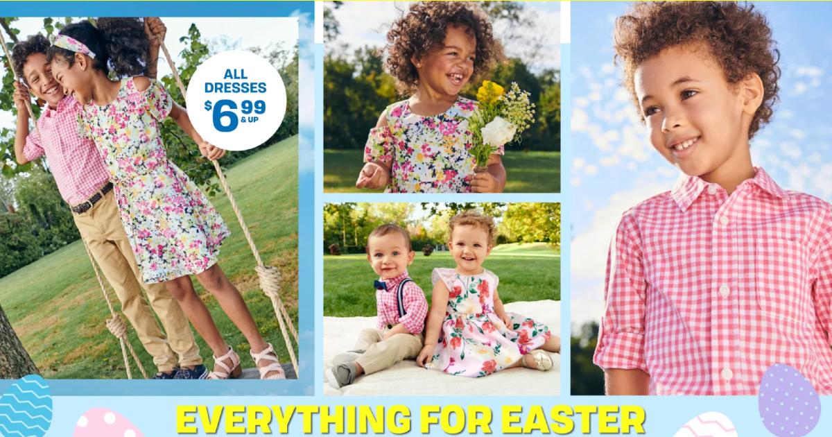 Kids Easter Clothes 60% Off +.