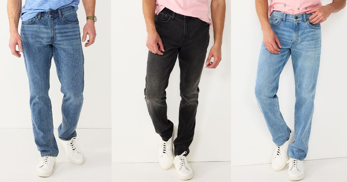 Sonoma Men’s RegularFit Jeans ONLY 22.49 (Reg 36) Daily Deals