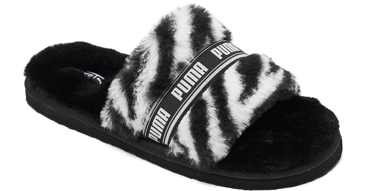 Puma Women’s Fluff Wild Slide Sandals at Macys