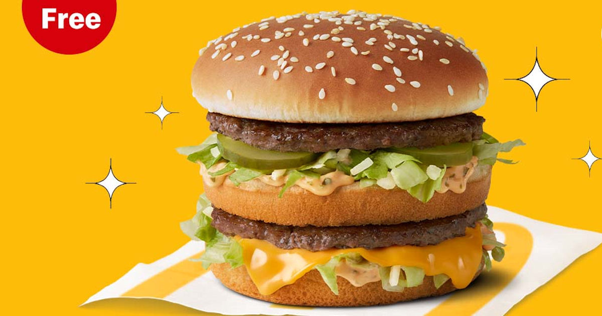 FREE Big Mac at McDonald&#...