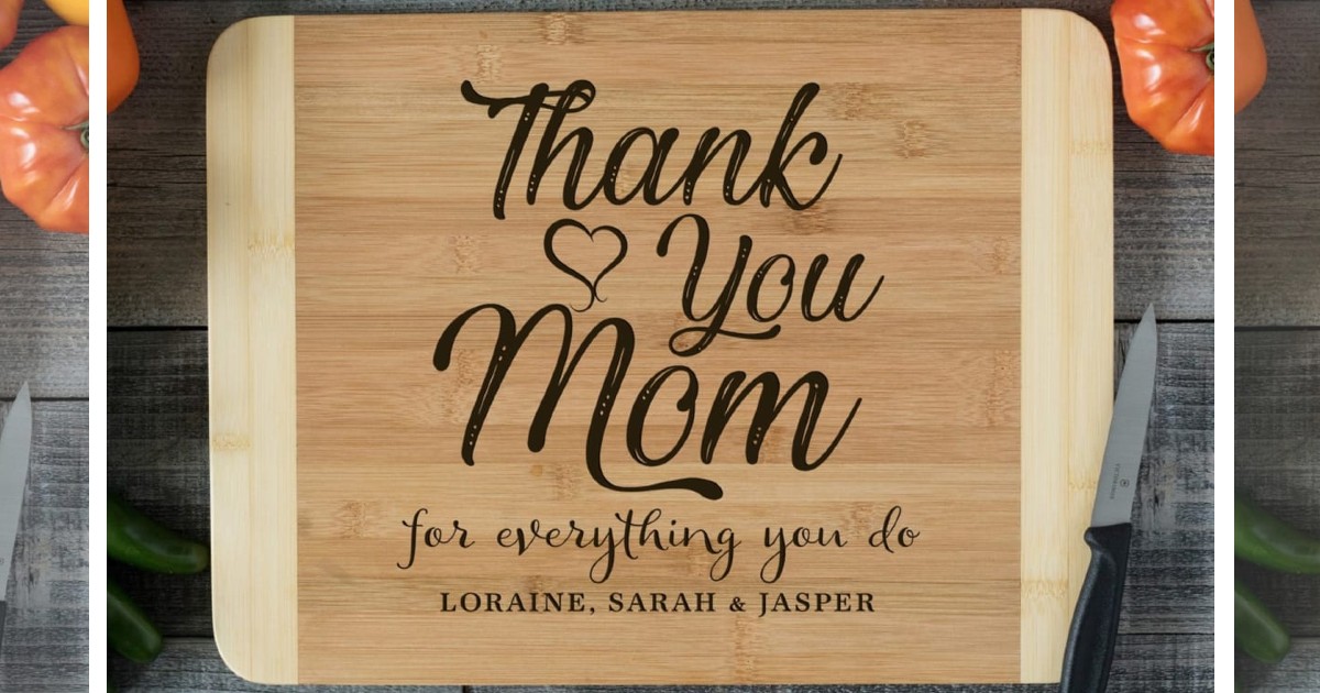 Personalized Mother's Cutting Boards
