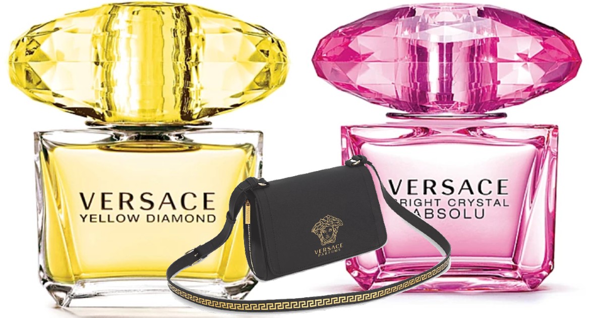 FREE Luxury Versace Shoulder Bag w/ Large Women’s Spray - Daily Deals