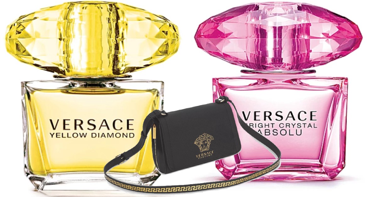 Versace Free luxury Versace shoulder bag with large spray purchase from the  Versace Women's fragrance collection - Macy's