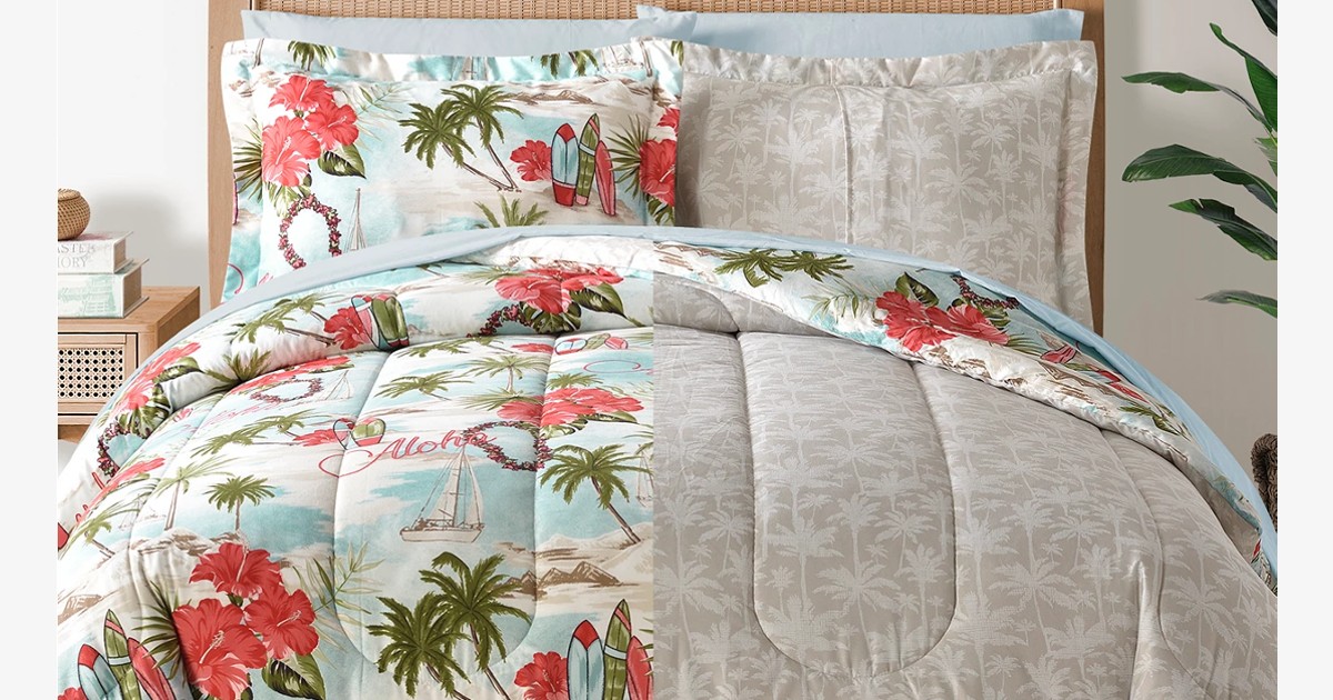Sunham Fairfield Hawaii Comforter Set 8-Pc