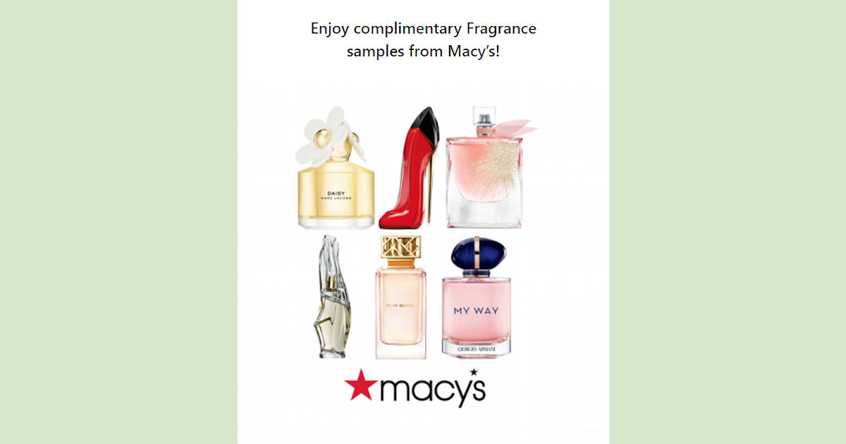 Free Macy s Fragrances Free Product Samples