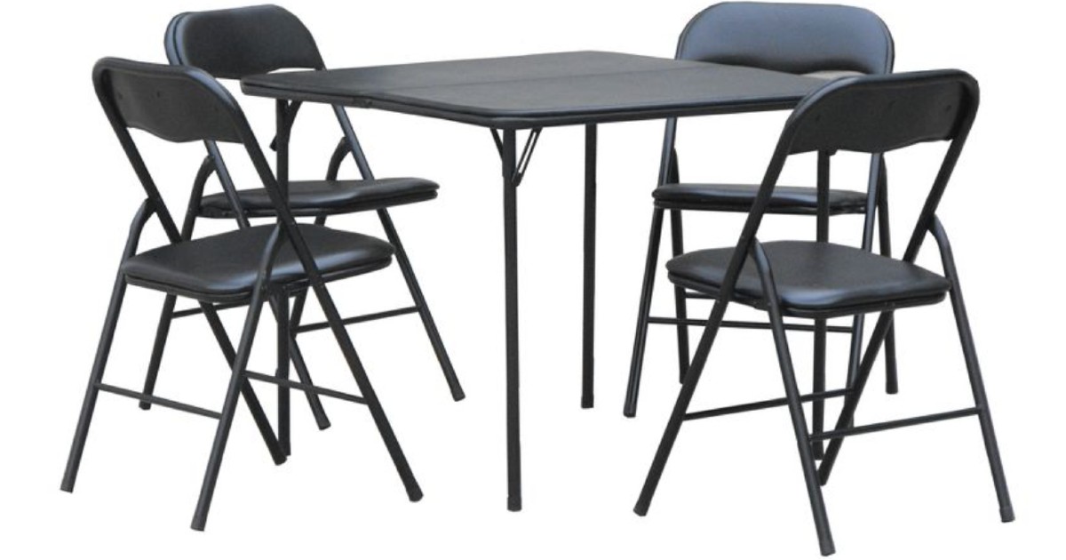 Folding Table 5Piece Set ONLY 44.99 (Reg 90) Daily Deals & Coupons