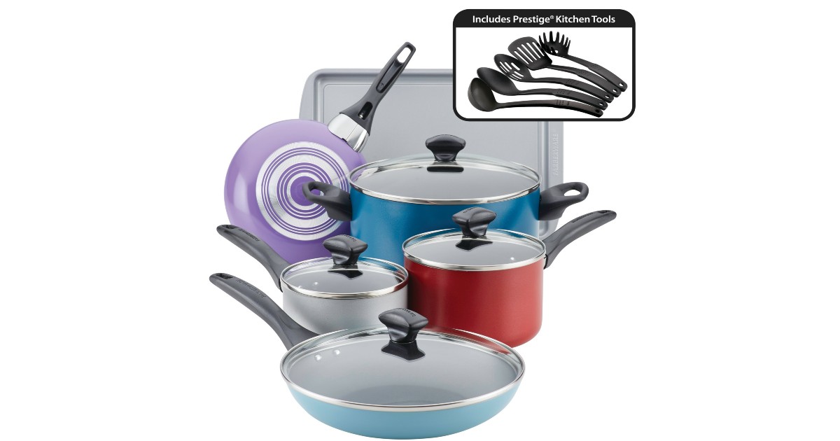 Farberware 15-Piece Cookware Set