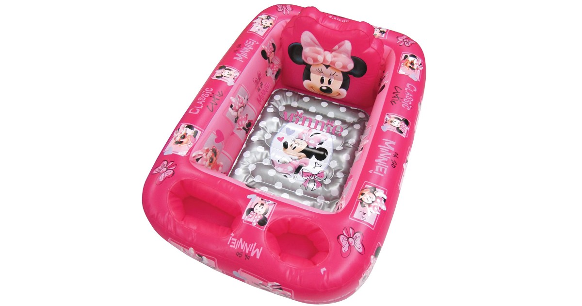 Disney Minnie Mouse Bathtub for Babies at Amazon