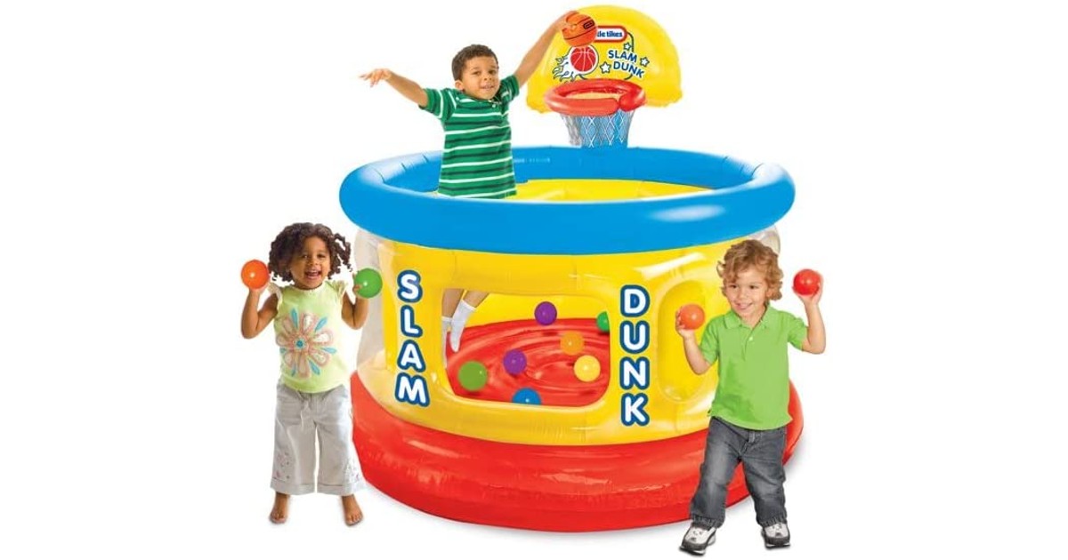 Little Tikes Slam Dunk Big Inflatable Ball Pit