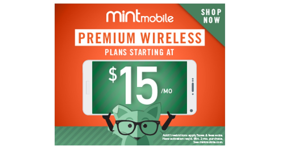Mint Mobile Phone Plans as low as 15/month Daily Deals & Coupons