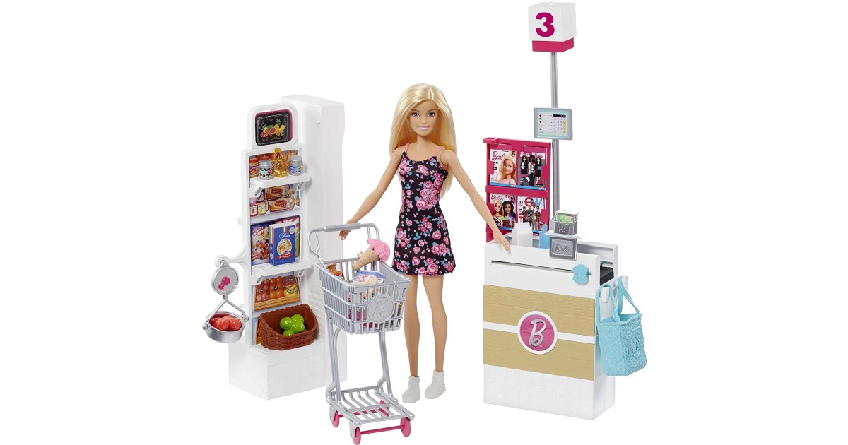 Barbie Doll and Grocery Store at Amazon