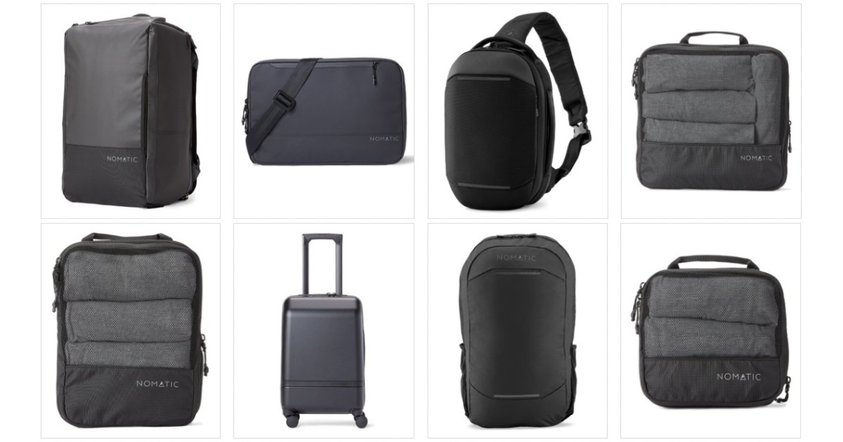 40 Off Nomatic Luggage Extra 10 Off At Checkout Daily Deals Coupons