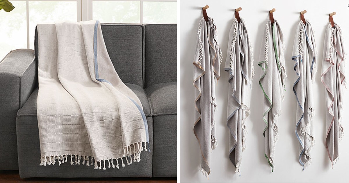 Fieldcrest Cotton Cashmere Throw ONLY 29.99 (Reg 100) Daily Deals & Coupons