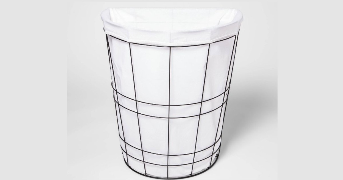 Metal Wire Basket with Fabric at Target