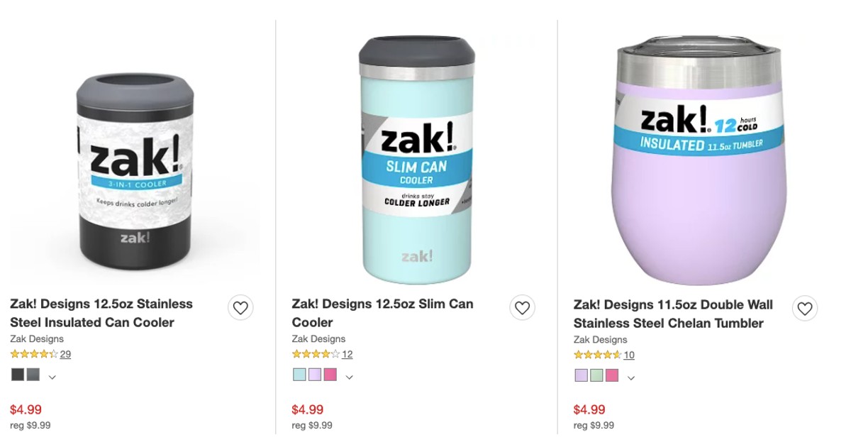 Zak Designs Can Coolers at Target