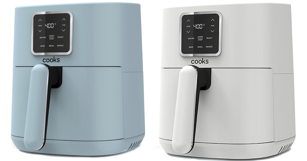 Cooks 2.7 Quart Digital Air Fryer ONLY 53.99 (Reg 90) Daily Deals