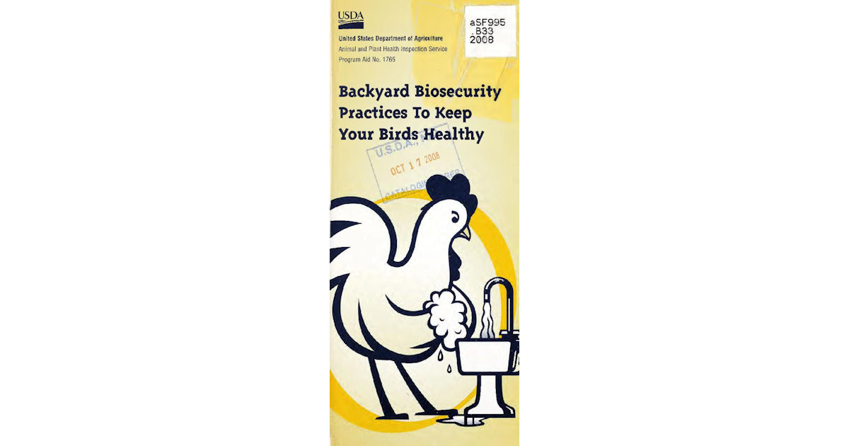 FREE Biosecurity for Birds Boo...
