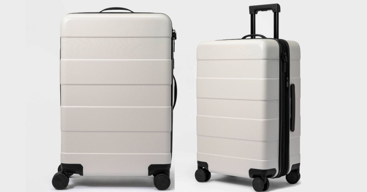 Hardside Medium Checked Spinner Suitcase 