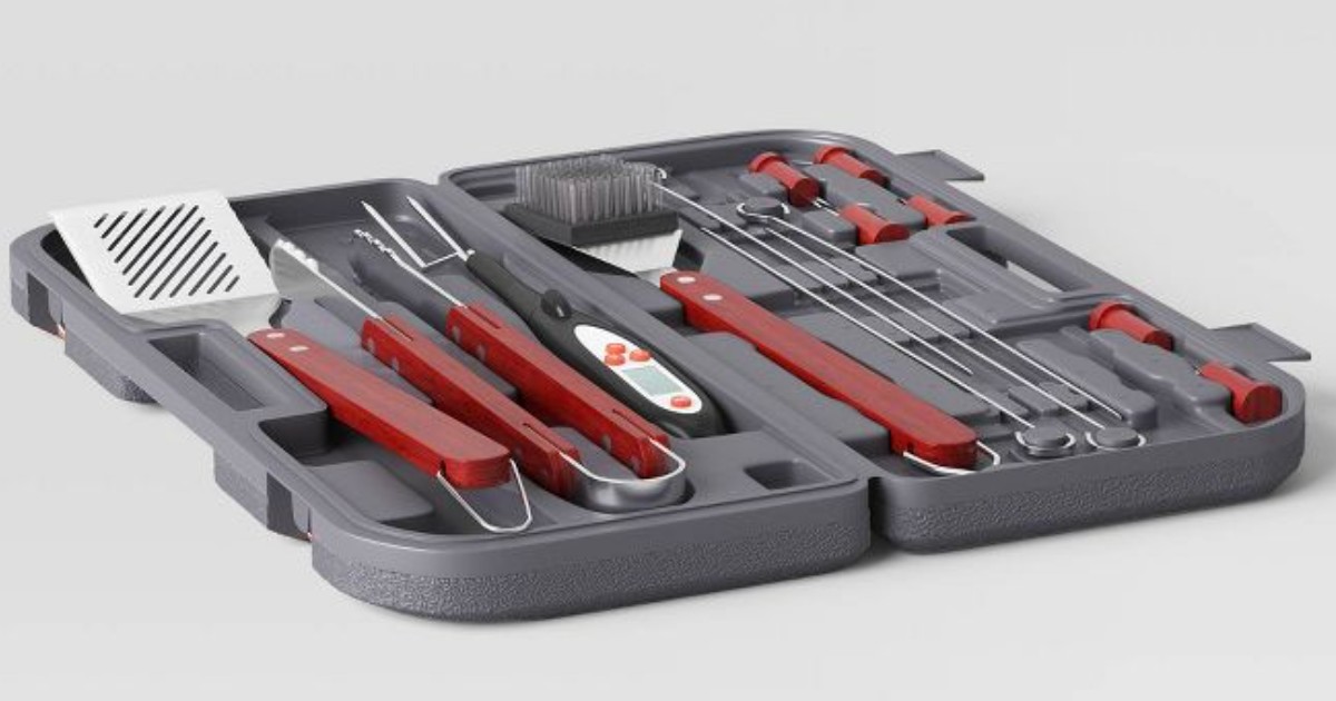 17-Pc Stainless Steel BBQ Tool Set at Target