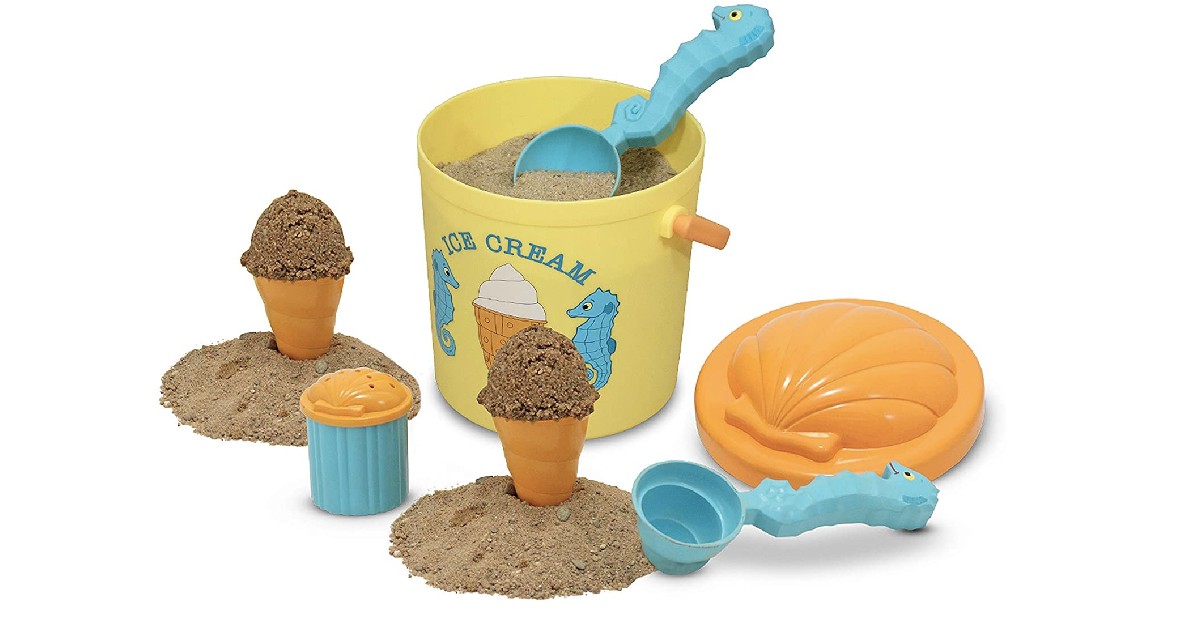 Melissa & Doug Sand Ice Cream Play Set on Amazon