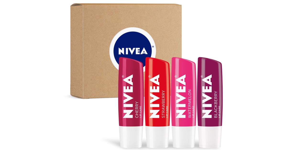 Nivea Lip Balm 4-Pack