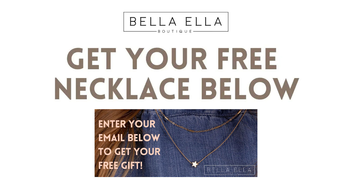 FREE Bella Ella Boutique Neckl...