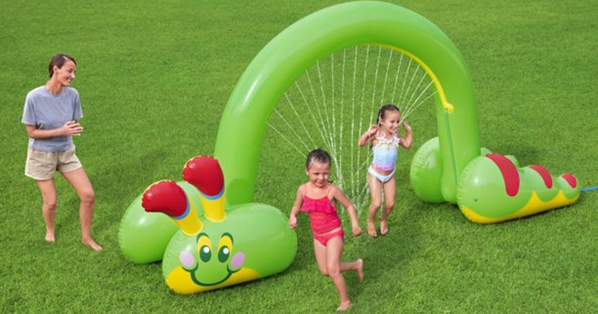 Caterpillar Inflatable Kids Sprinkler