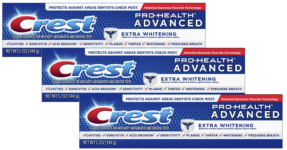3 FREE Crest Toothpaste at Wal...