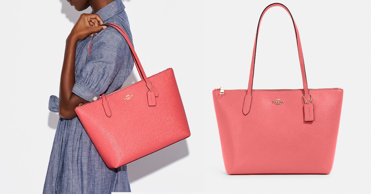 Coach Outlet Zip Top Tote ONLY 77.84 (Reg 278) Free Shipping Daily Deals & Coupons