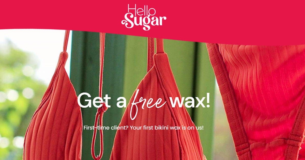 FREE Bikini Wax at Hello Sugar
