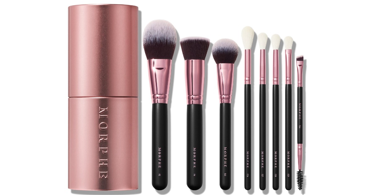 Morphe 8-Piece Rose Gold Brush Set