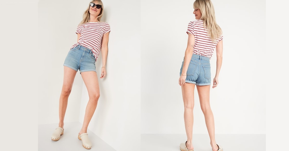 Old Navy Light-Wash Women’s Jean Shorts