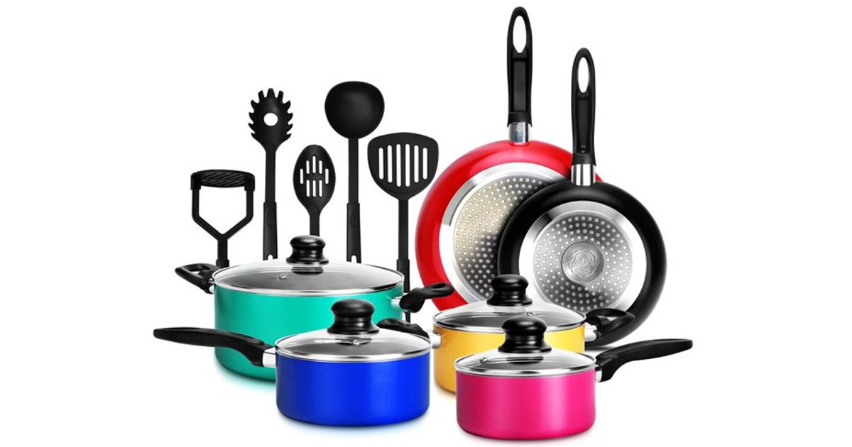 NutriChef 15-Piece Kitchenware...