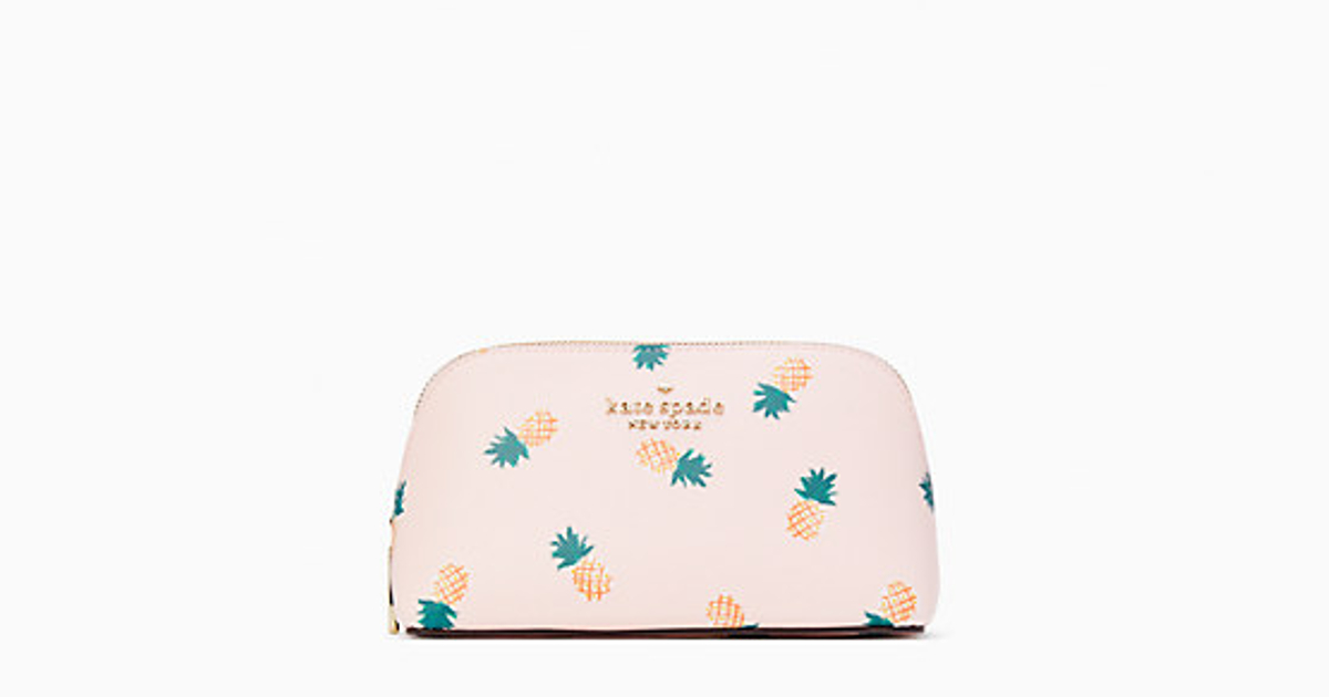 pineapple cosmetic bag